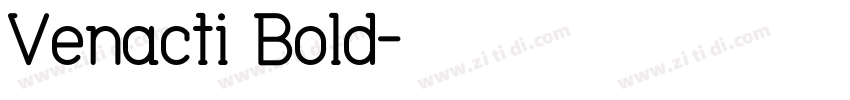 Venacti Bold字体转换